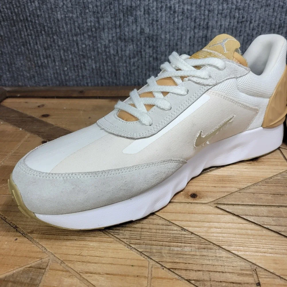 Nike Air Jordan Mens 13 Granville Pro Sail Club Gold Running Shoes DV1235-100